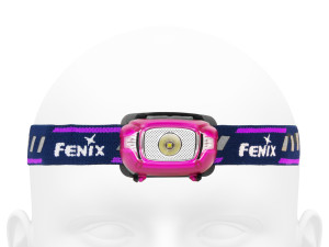 Latarka diodowa Fenix HL15 - czołówka różowa (039-282)
