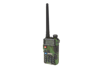 Radiostacja ręczna dwukanałowa Baofeng CAMO UV-5R (VHF/UHF) (bao-31-015147-00)