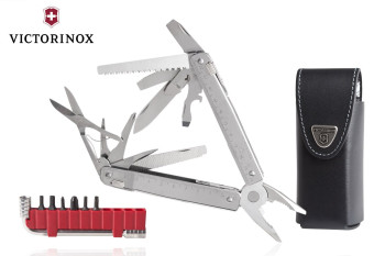 Multitool Victorinox SwissTool X Plus, narzędzie + etui skóra, 115mm