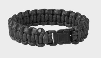 Bransoletka Helikon Survival Bracelet Paracord – Czarny-Black