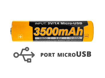 Akumulator Fenix USB ARB-L18U (18650 3500 mAh 3,6 V) (039-300)
