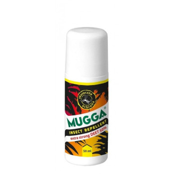 Odstraszacz na komary i owady Mugga STRONG 50ml (kulka) DEET 50%