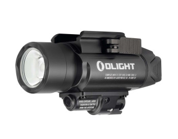 Latarka Olight BALDR Pro-Black z celownikiem laserowym - 1350 lumenów, Green Laser