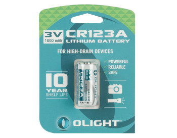 Bateria Olight 3V CR123A Li-Fe 1600 mAh (OLB3-123A)