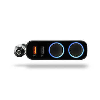 Rozdzielacz samochodowy 12/24V Xblitz R2 Quick Charge 2xUSB (XBL-CAR-RO001)