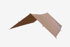 Tarp turystyczny płachta biwakowa 3m x 3m TigerWood Coyote (TW.TARP3X3-COYOTE)