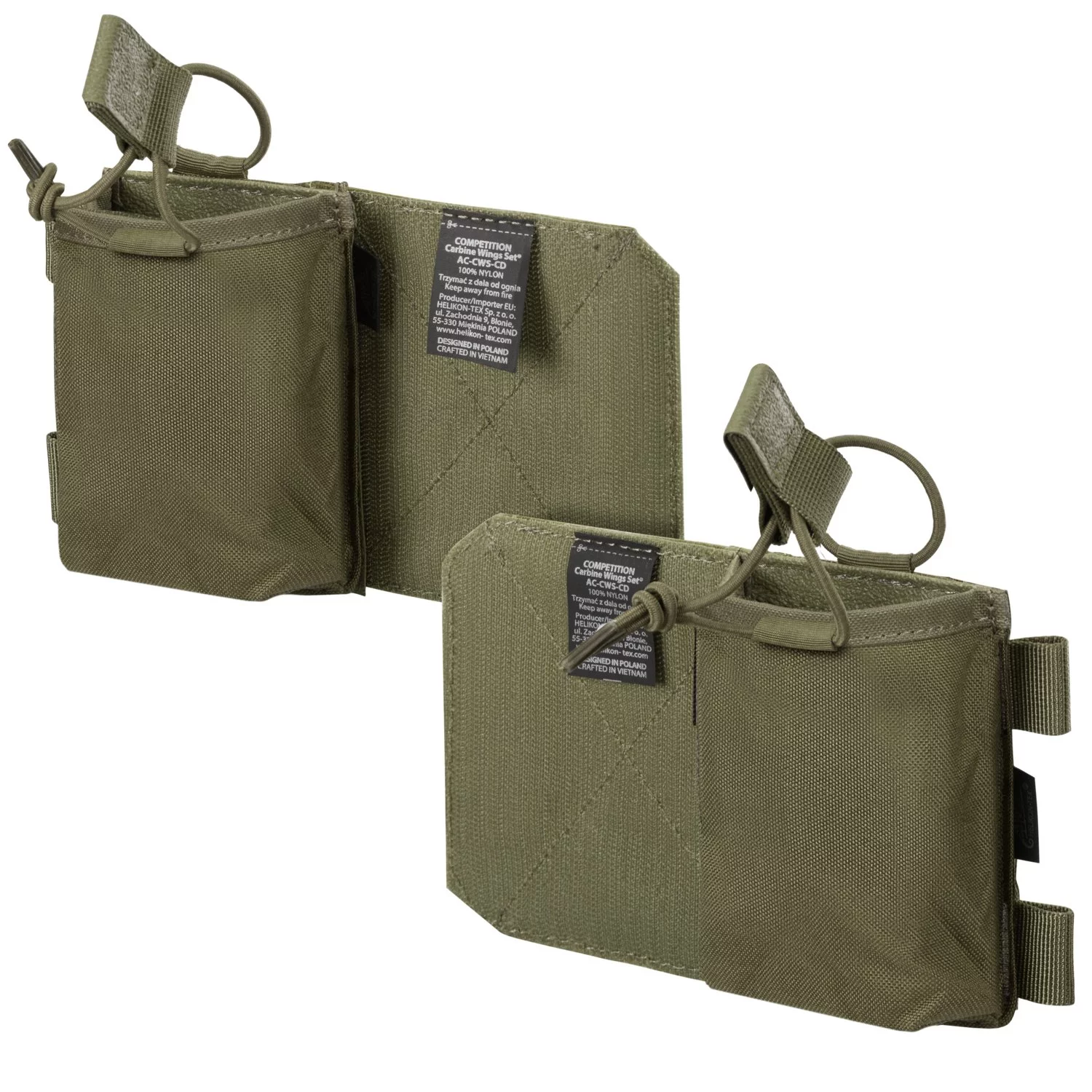 Zdjęcie produktu Ładownica HELIKON Competition Carbine Wings Set - Cordura - Olive Green - One Size (AC-CWS-CD-02)