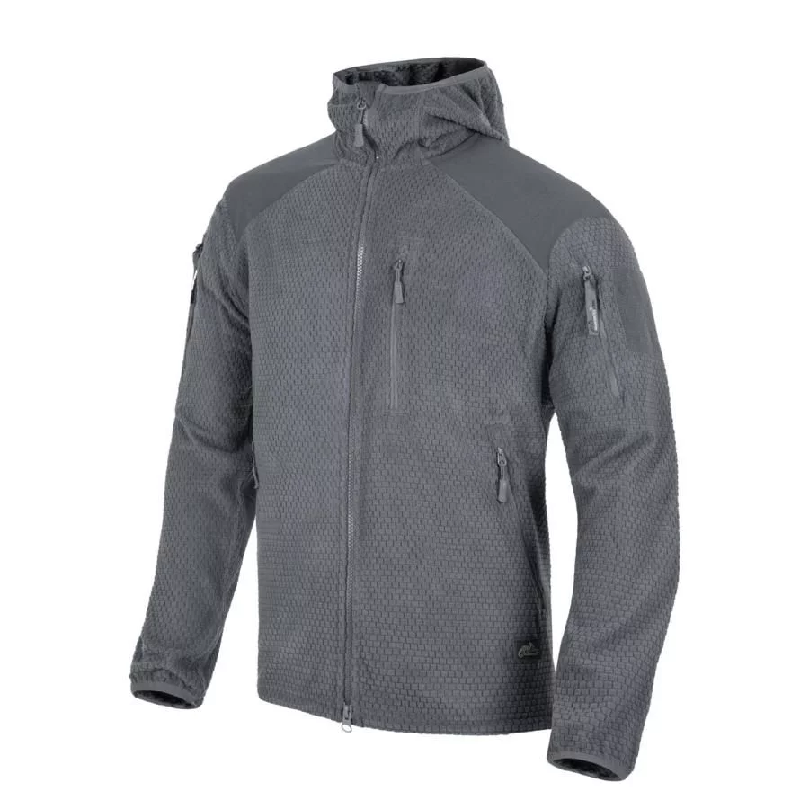 Zdjęcie produktu Polar Helikon ALPHA HOODIE Grid Fleece Shadow Grey (BL-ALH-FG-35