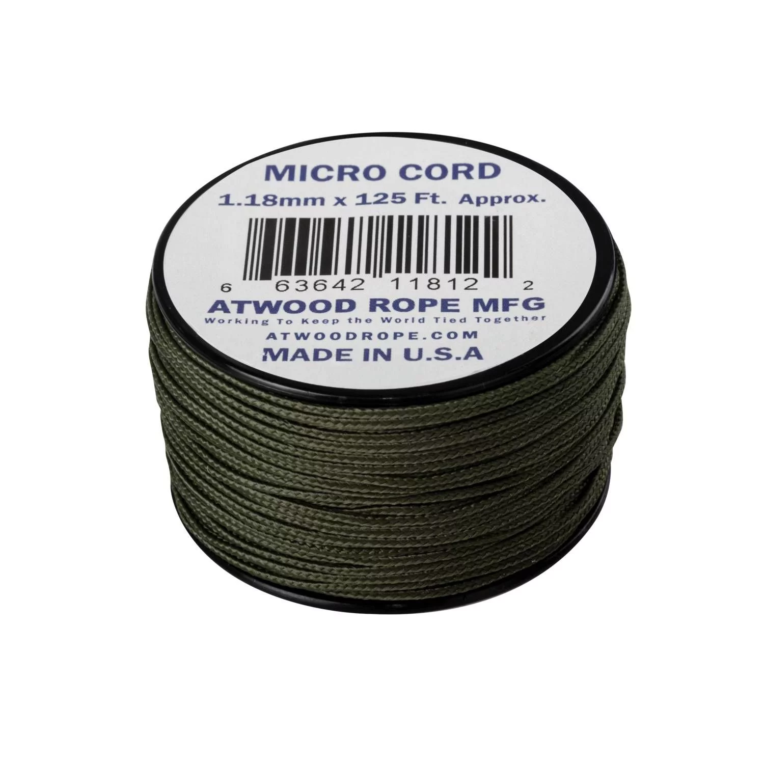 Zdjęcie produktu Linka Micro Cord ATWOOD (1.18mm/38m) oliwkowa (CD-MC1-NL-32)