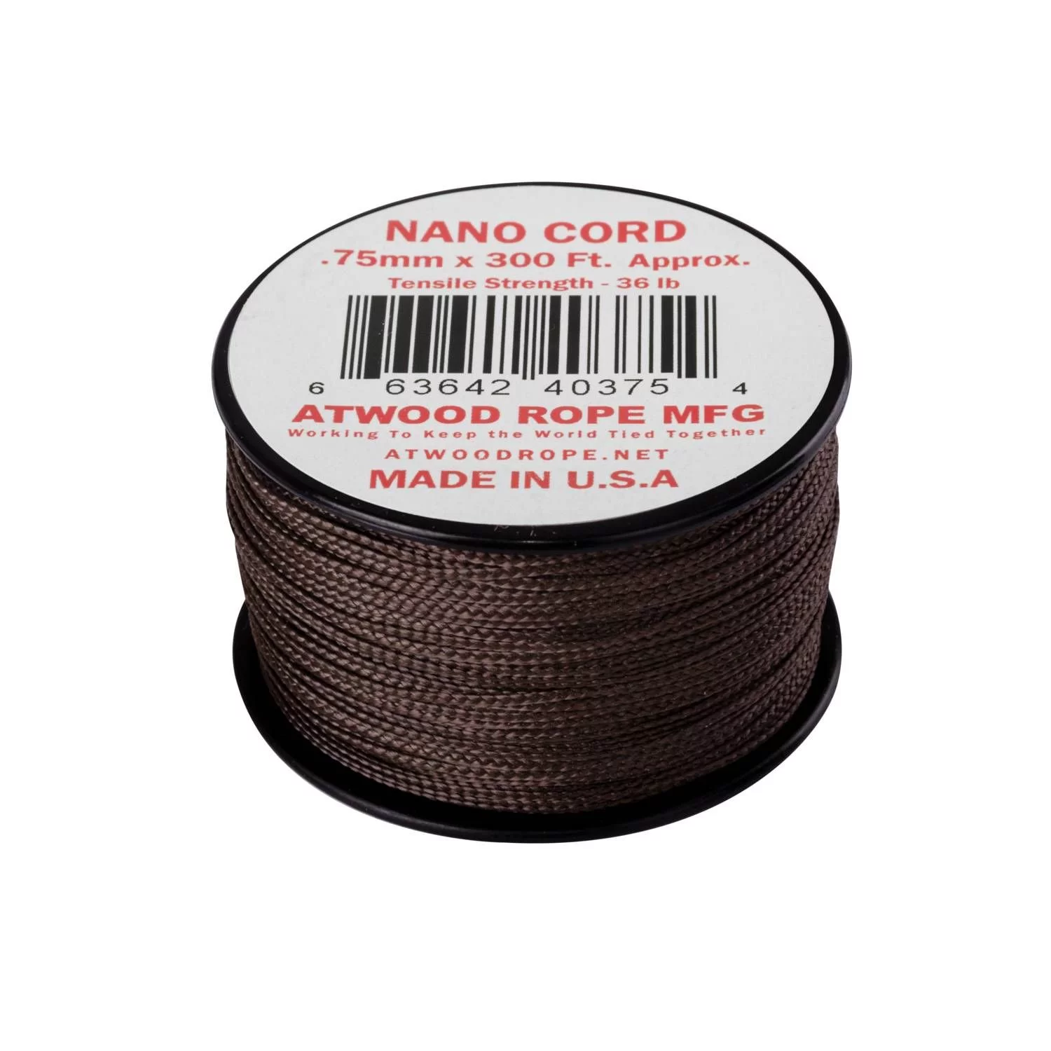 Zdjęcie produktu Linka Nano Cord ATWOOD (0,75mm/91m) brązowa (CD-NC3-NL-30)