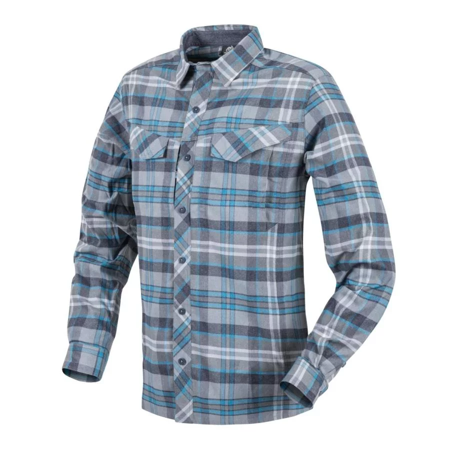 Zdjęcie produktu Koszula Helikon Defender Mk2 PILGRIM Long Sleeve Shirt Blue Plaid (KO-DPG-SR-P6501)