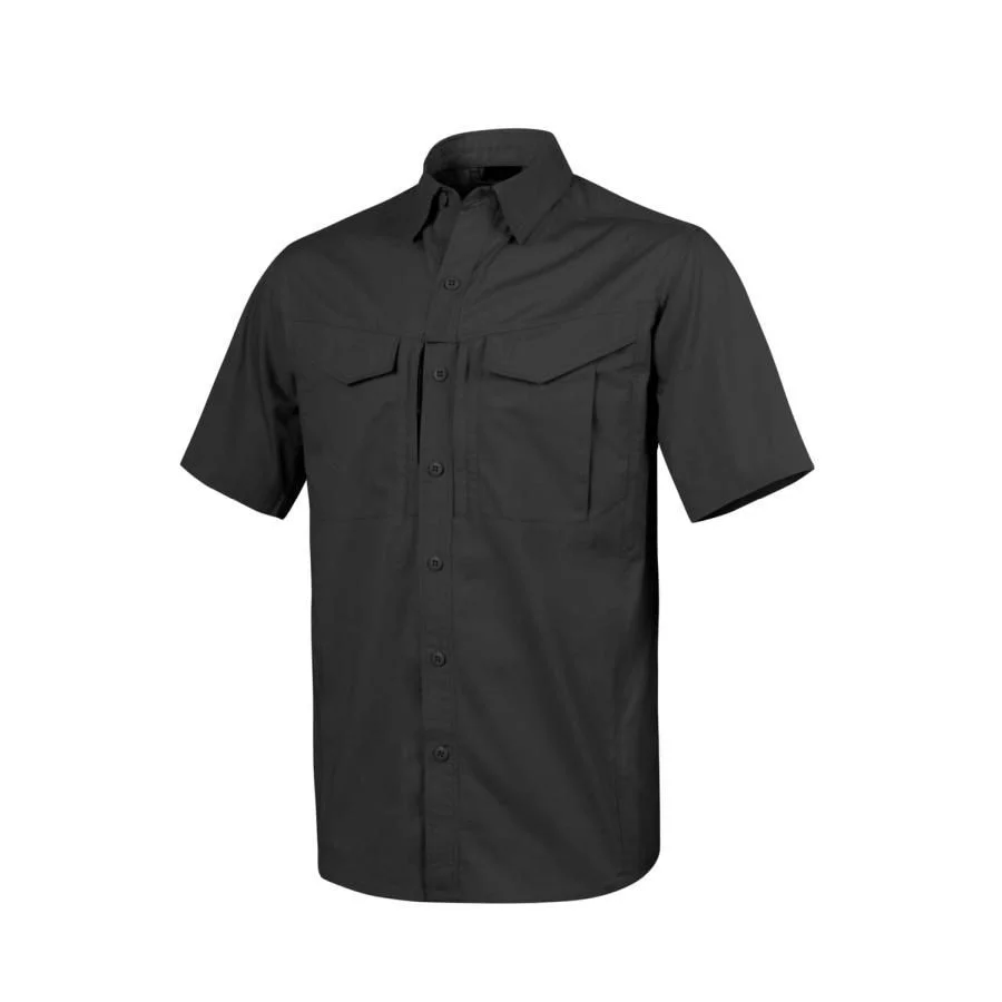 Zdjęcie produktu Koszula Helikon DEFENDER Mk2 short sleeve PolyCotton Ripstop Czarny-Black (KO-DS2-PR-01)