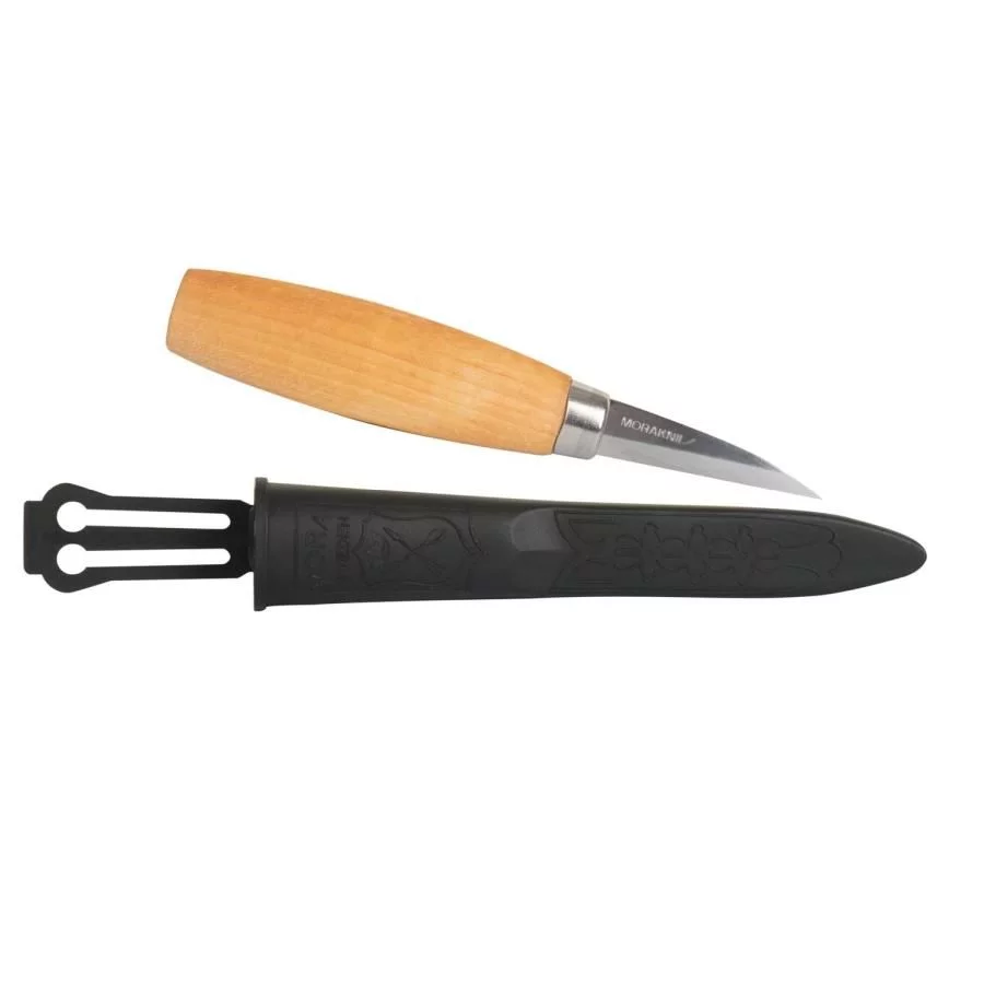 Zdjęcie produktu Nóż Morakniv Woodcarving 122 - Drewno (ID 106-1654) (NZ-122-LS-54)