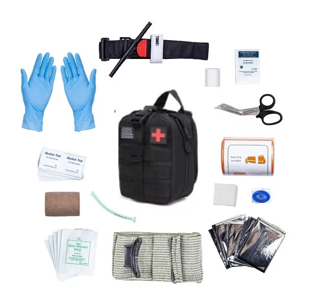 Zdjęcie produktu Apteczka wojskowa taktyczna z wypos-17 elem. HELBO Depan HEL005 czarna 02006013