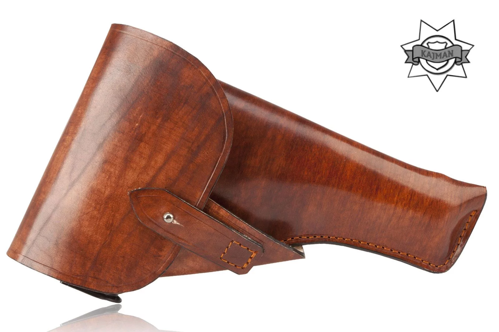 Zdjęcie produktu Kabura skórzana brązowa do pistoletu Stieczkin