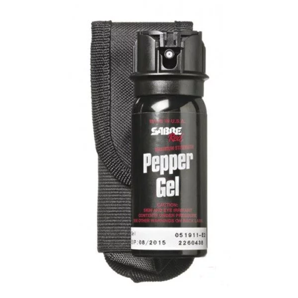 Zdjęcie produktu Gaz pieprzowy Sabre Red MK-3-GEL 53ml z kaburą (RMG/SABRE P-CL-MK3-GEL-H)