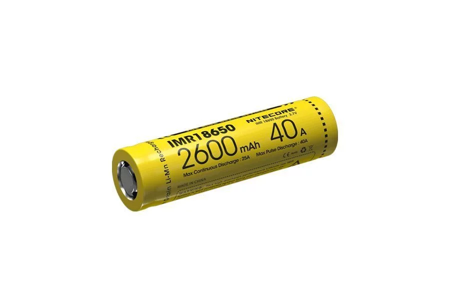 Zdjęcie produktu Akumulator Nitecore IMR 18650 2600mAh (LAT/NITECORE IMR18650 2600)
