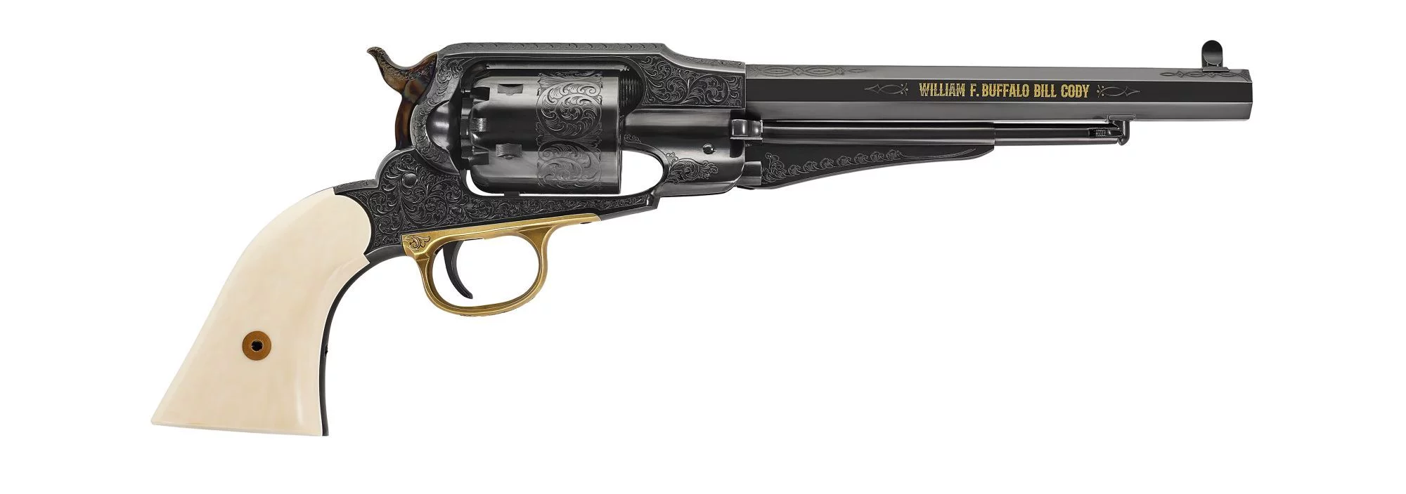 Zdjęcie produktu Rewolwer czarnoprochowy Uberti New Improved Army .44 8 " Buffalo Bill 1858