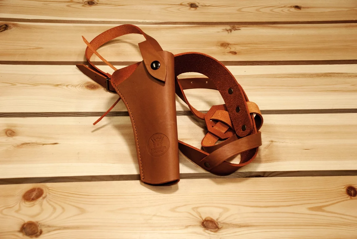 Zdjęcie produktu Kabura na Szelkach 5,5" Brązowa (K/GUN SZELKI BRĄZ 5,5 )