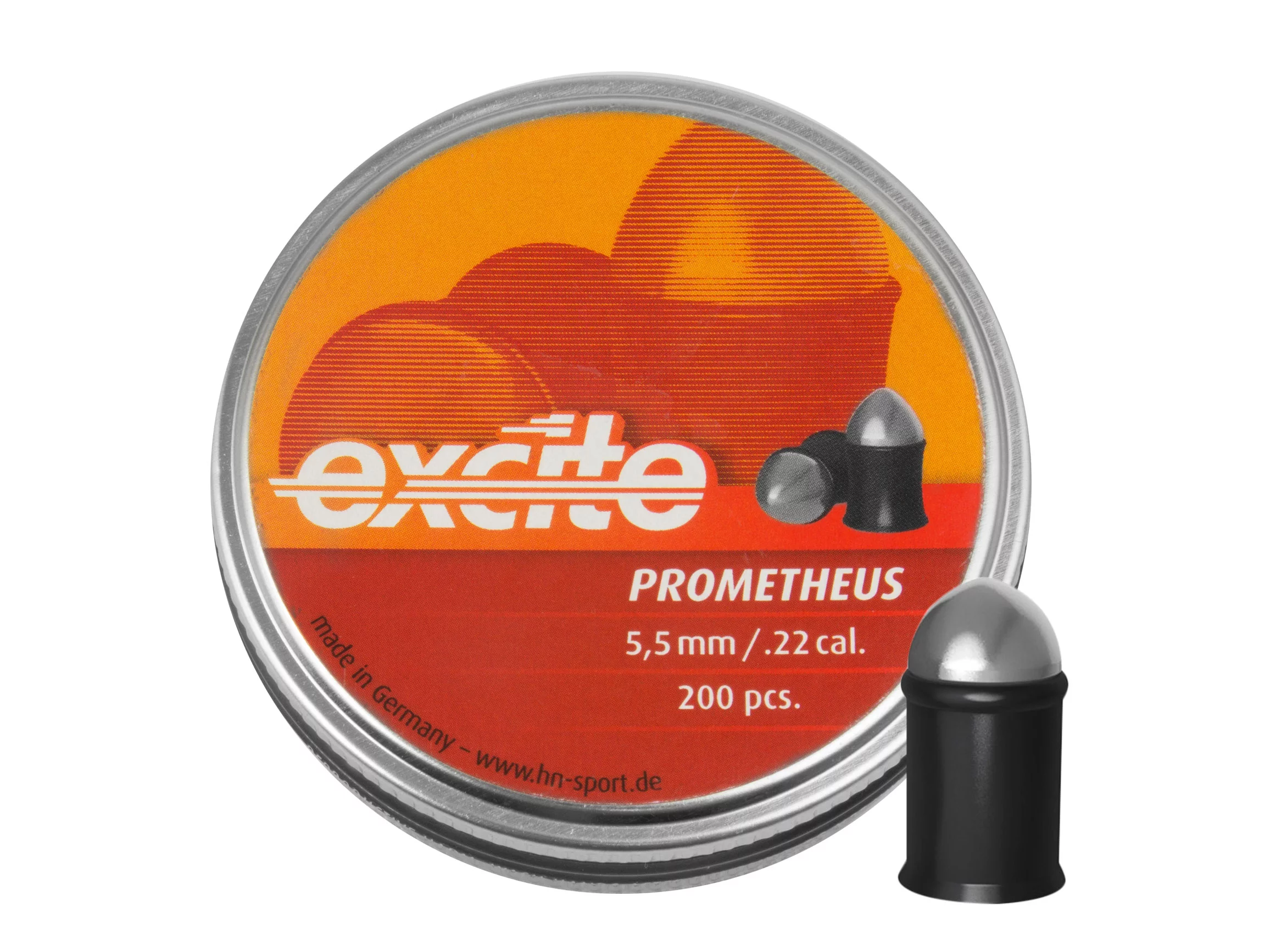 Zdjęcie produktu Śrut 5,5 mm Diabolo H&N Excite Prometheus  200 szt. półokrągły (99145500002)