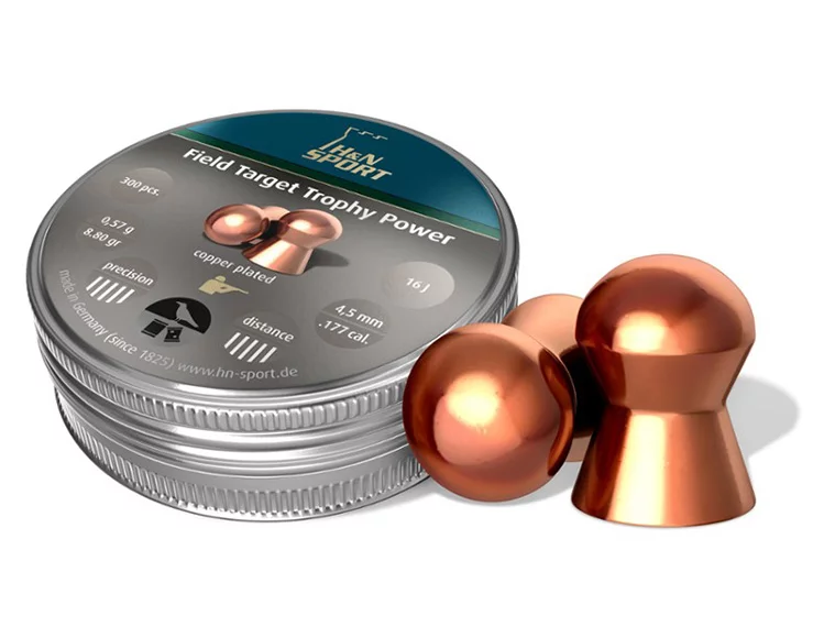 Zdjęcie produktu Śrut 4,5 mm Diabolo H&N FTT Power 300 szt. półokrągły (92664500003HN)