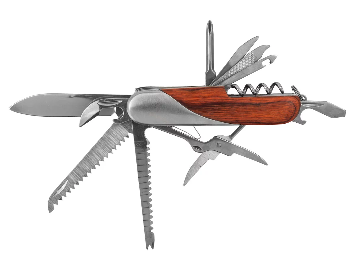 Zdjęcie produktu Scyzoryk Joker JKR102 14-funkcyjny w pokrowcu (060-152)