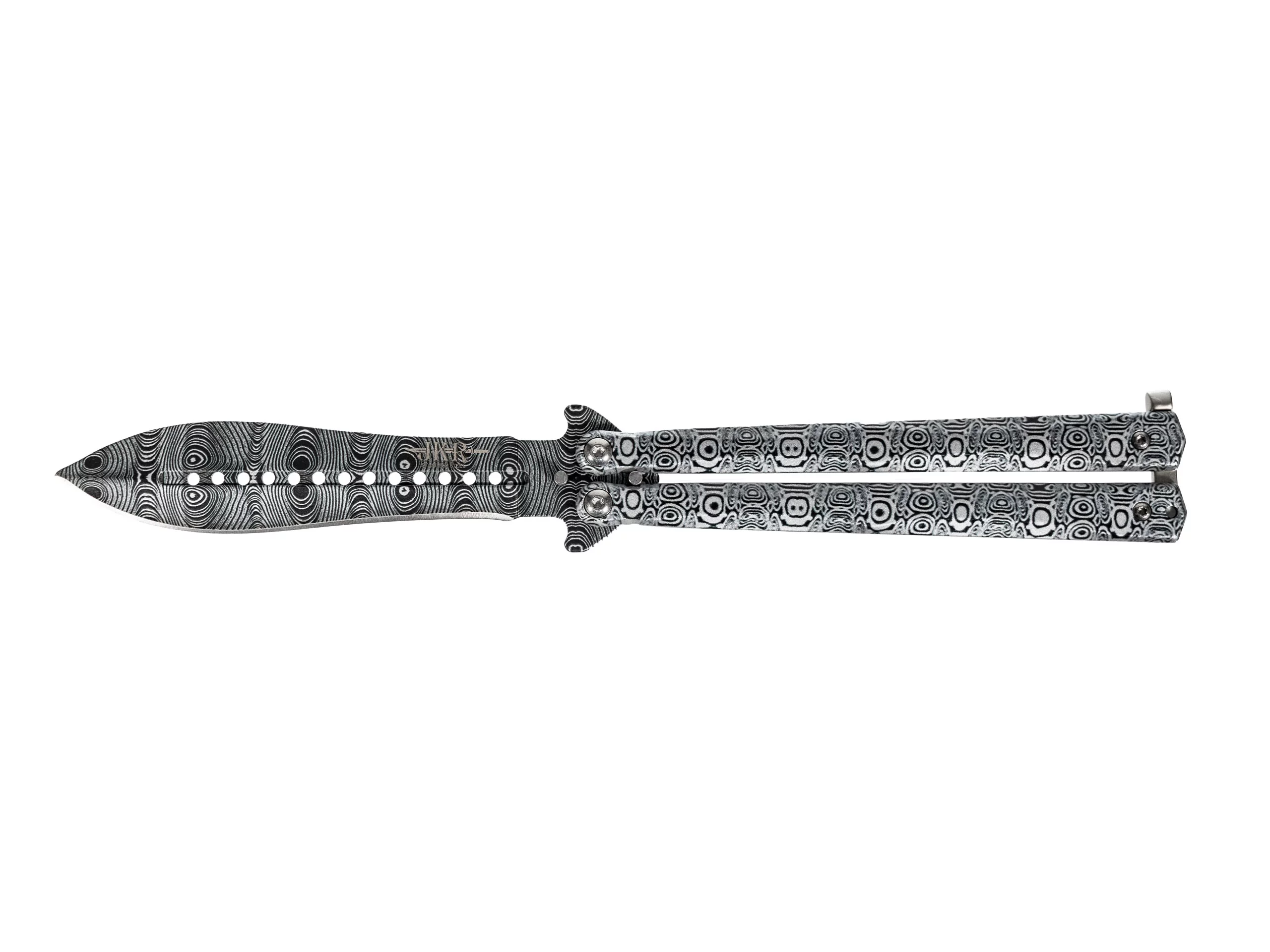 Nóż Joker JKR644 motylek szary damasceński (JKR644)