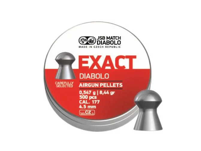 Zdjęcie produktu Śrut 4,5 mm Diabolo JSB Exact 500 szt. półokragły (546235-500)