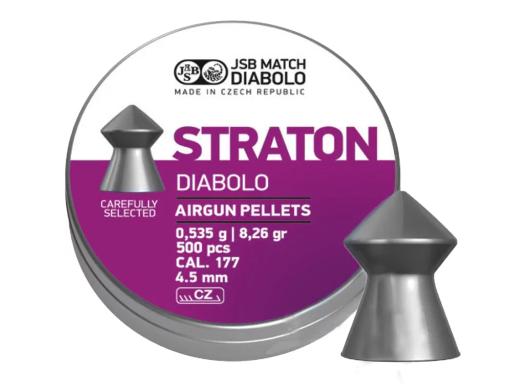 Śrut 4,5 mm Diabolo JSB Straton 500 szt. szpiczasty (546112-500)