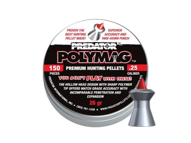 Śrut 6,35 mm Diabolo JSB Polymag Predator 150 szt. szpiczasty (1004-01-150)