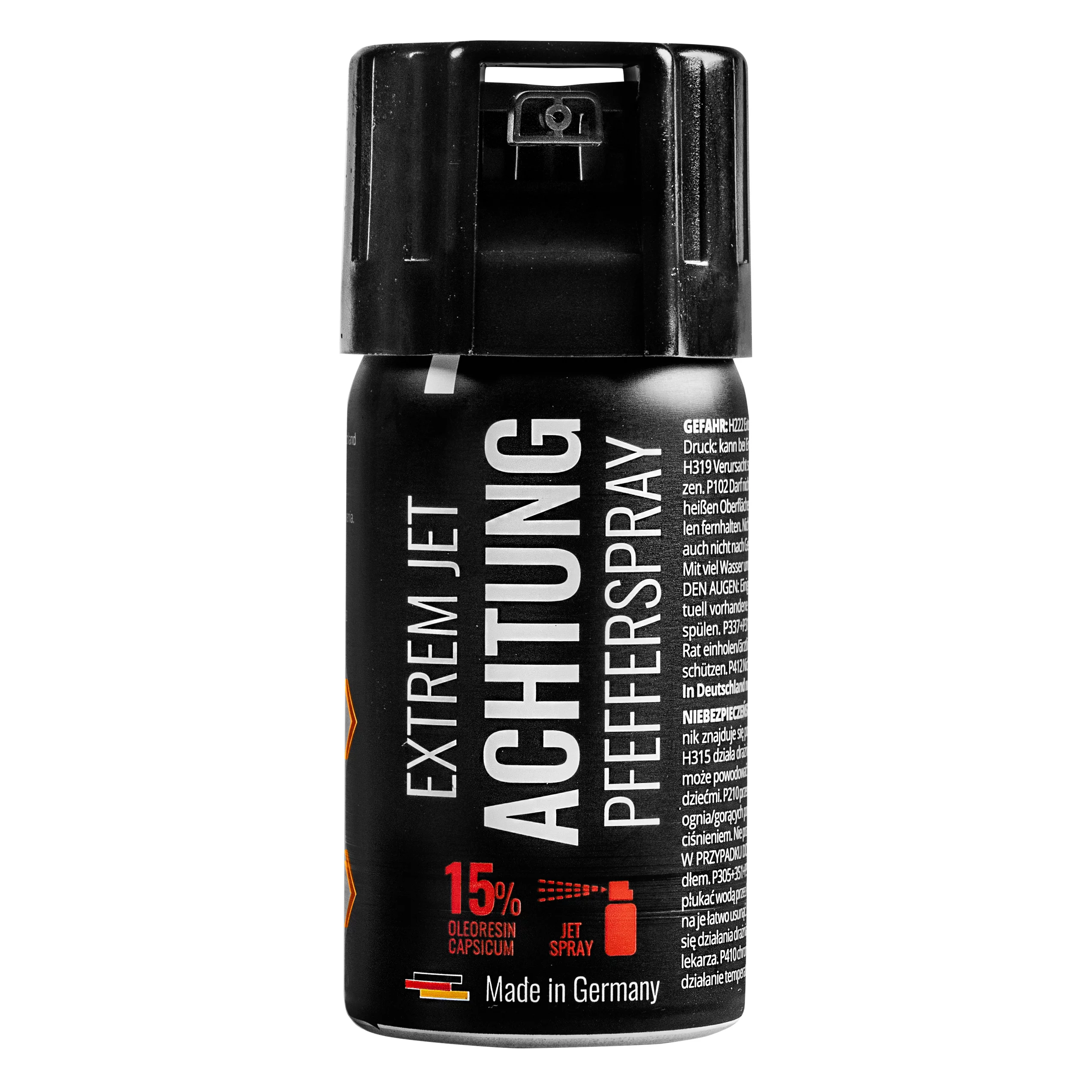 Gaz pieprzowy Achtung eXtrem Jet 15% OC strumień 40 ml (2.1906-KOL)