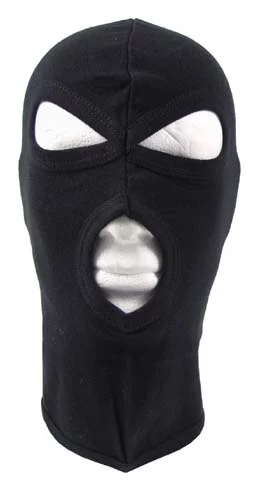 Zdjęcie produktu Kominiarka bawełniana MFH 3 otwory czarna (10901A)