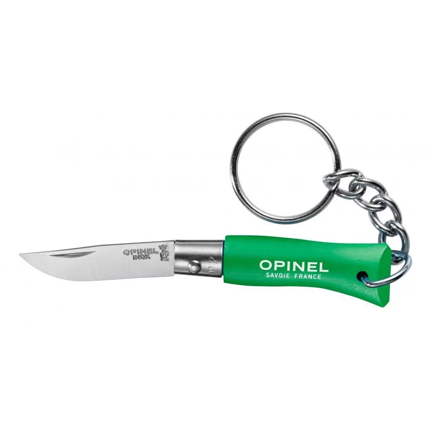 Zdjęcie produktu Nóż brelok Opinel Colorama 02 inox grab zielony (002273)