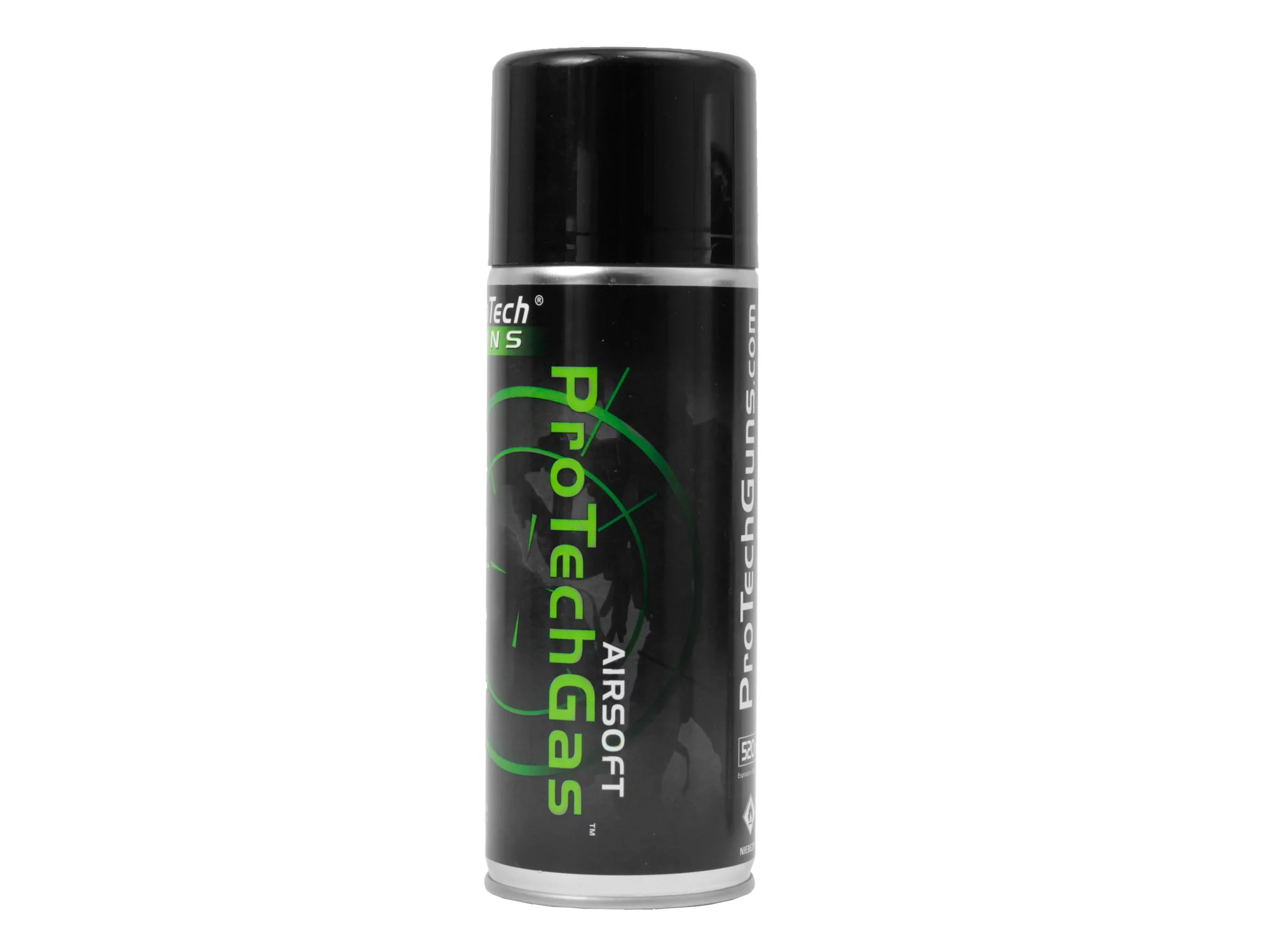 Zdjęcie produktu Green gas do zasilania replik Pro Tech Guns 520 ml (G12)