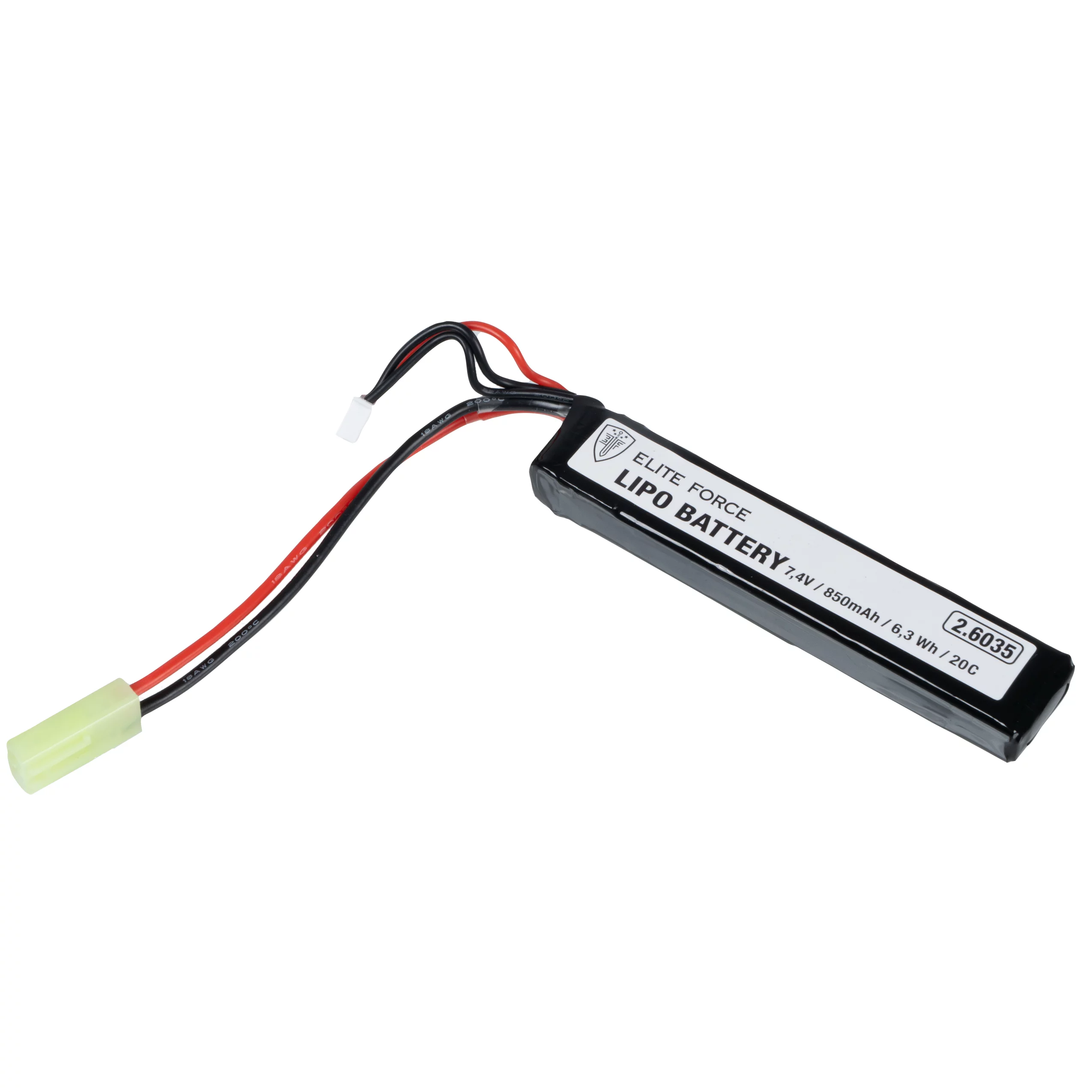 Zdjęcie produktu Akumulator do replik ASG Elite Force 7,4 V, 850 mAh, 20 C (2.6035)