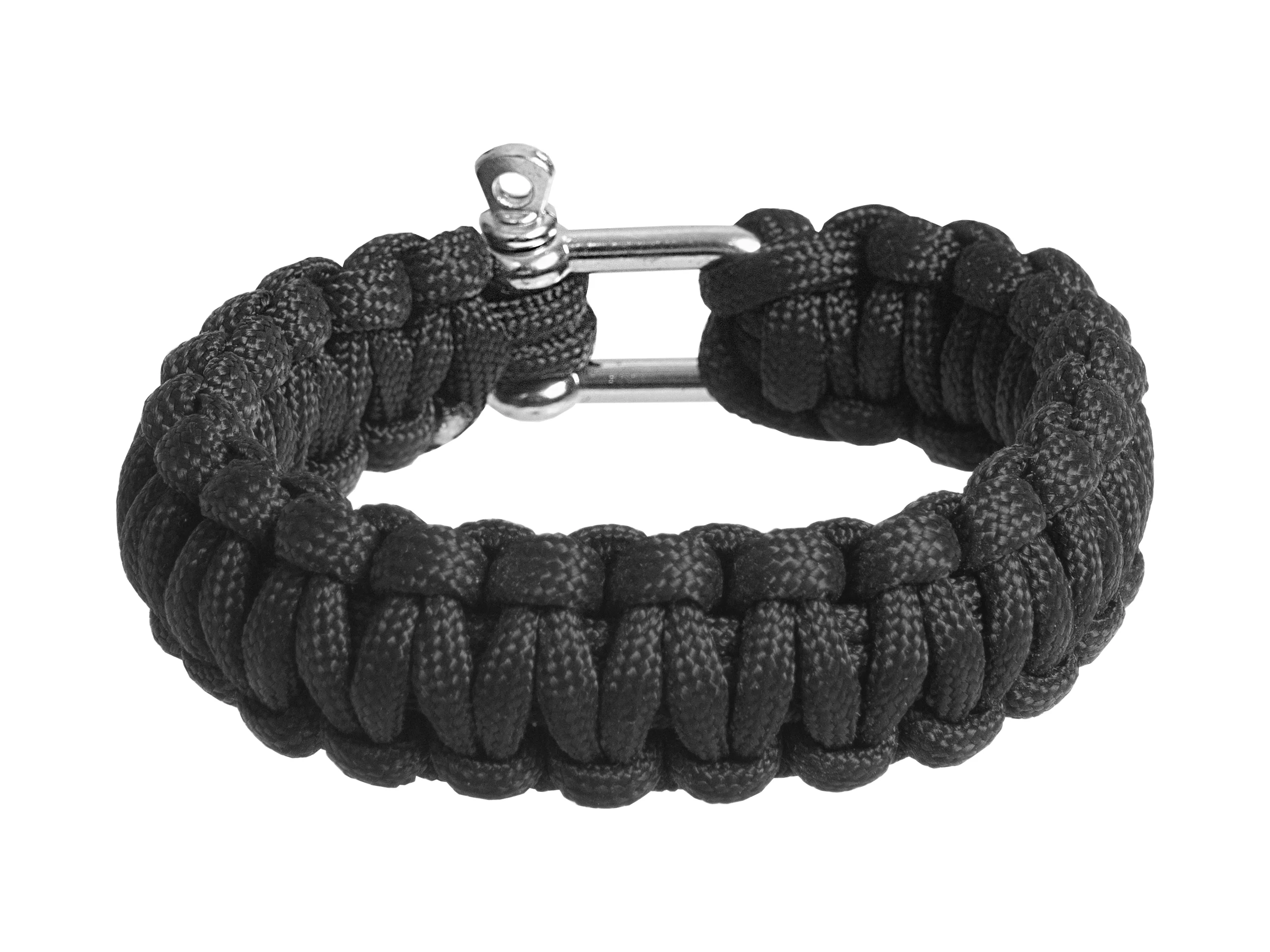 Zdjęcie produktu Bransoletka BCB paracord czarna (CM074B)