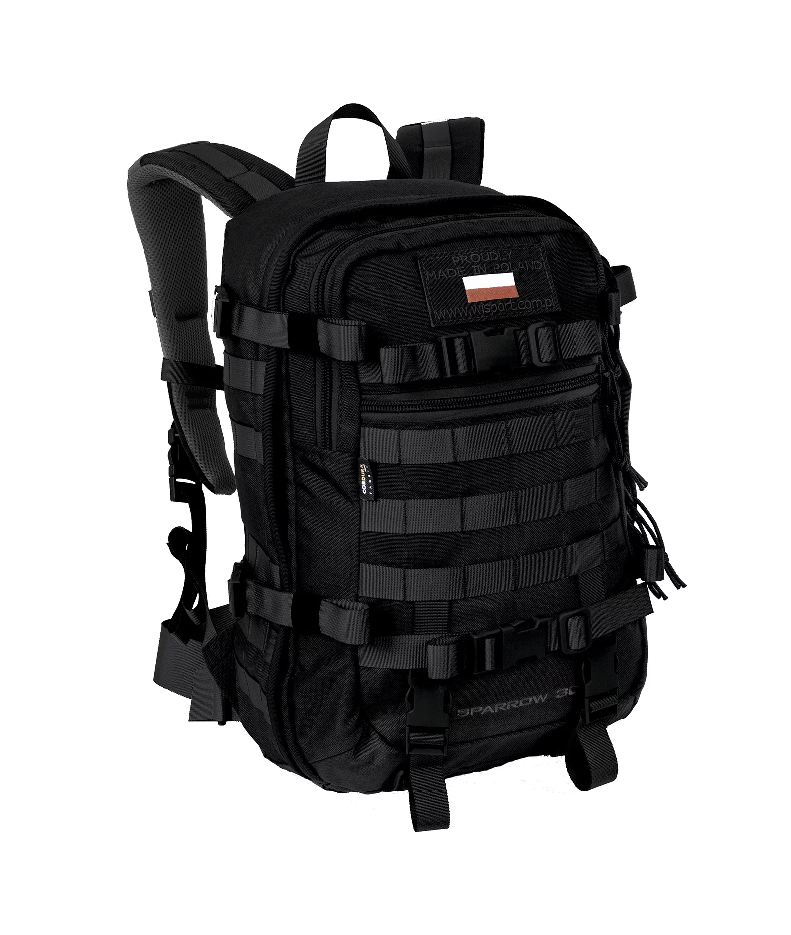 Zdjęcie produktu Plecak Wisport Sparrow cordura 30L czarny (SPA30BLA)