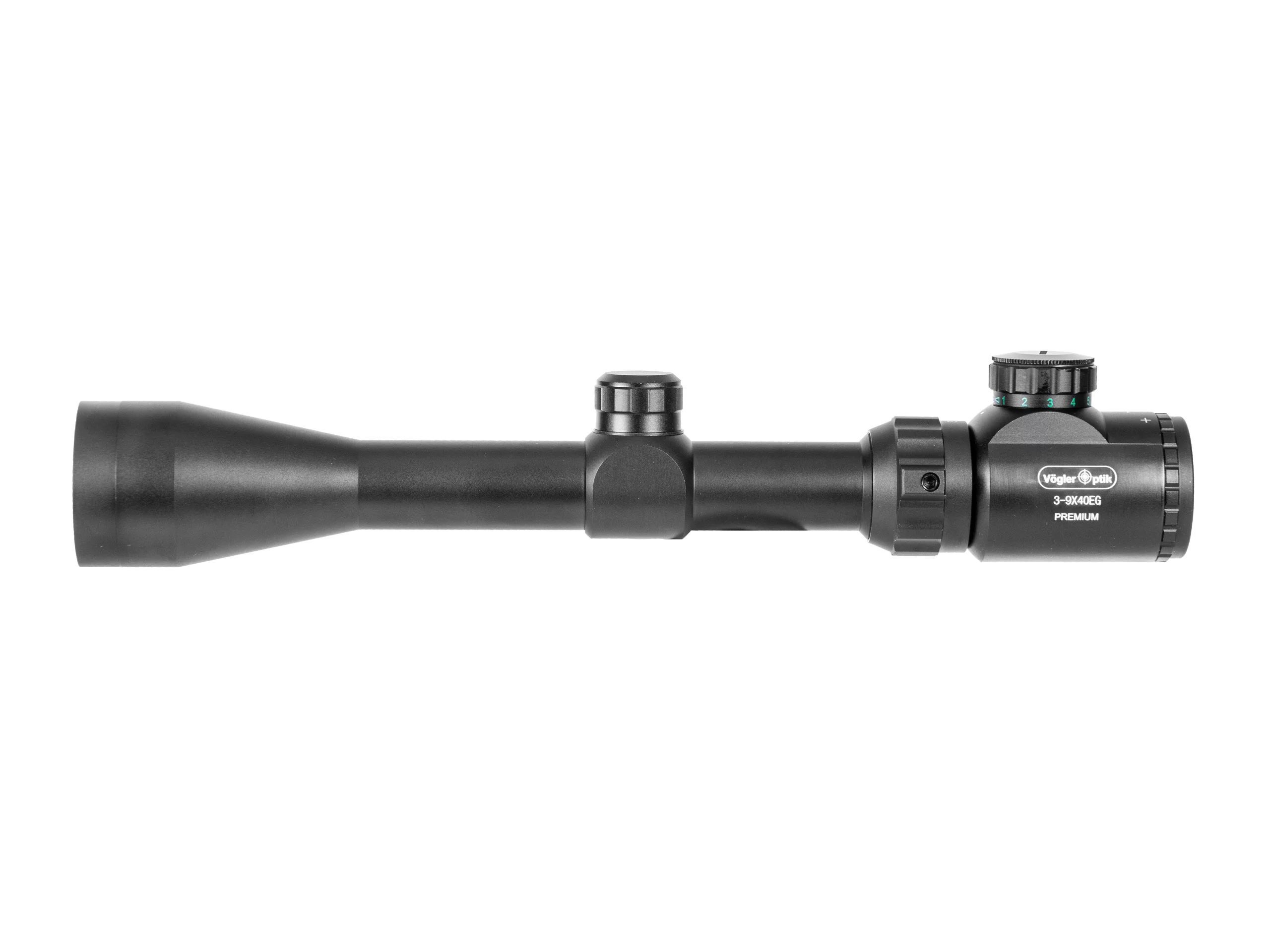 Zdjęcie produktu Luneta celownicza Vogler 3-9x40 EG MilDot, z podświetleniem, z montażem (374-006#MILDOT)