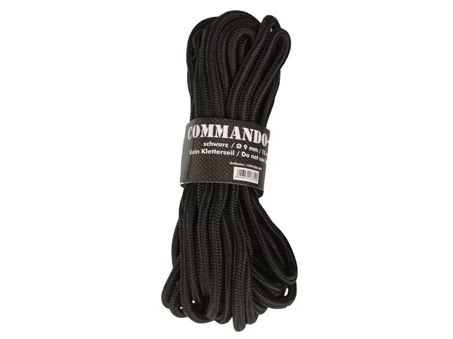 Zdjęcie produktu Linka Mil-Tec (9 mm/15m) czarna (15941002-009)