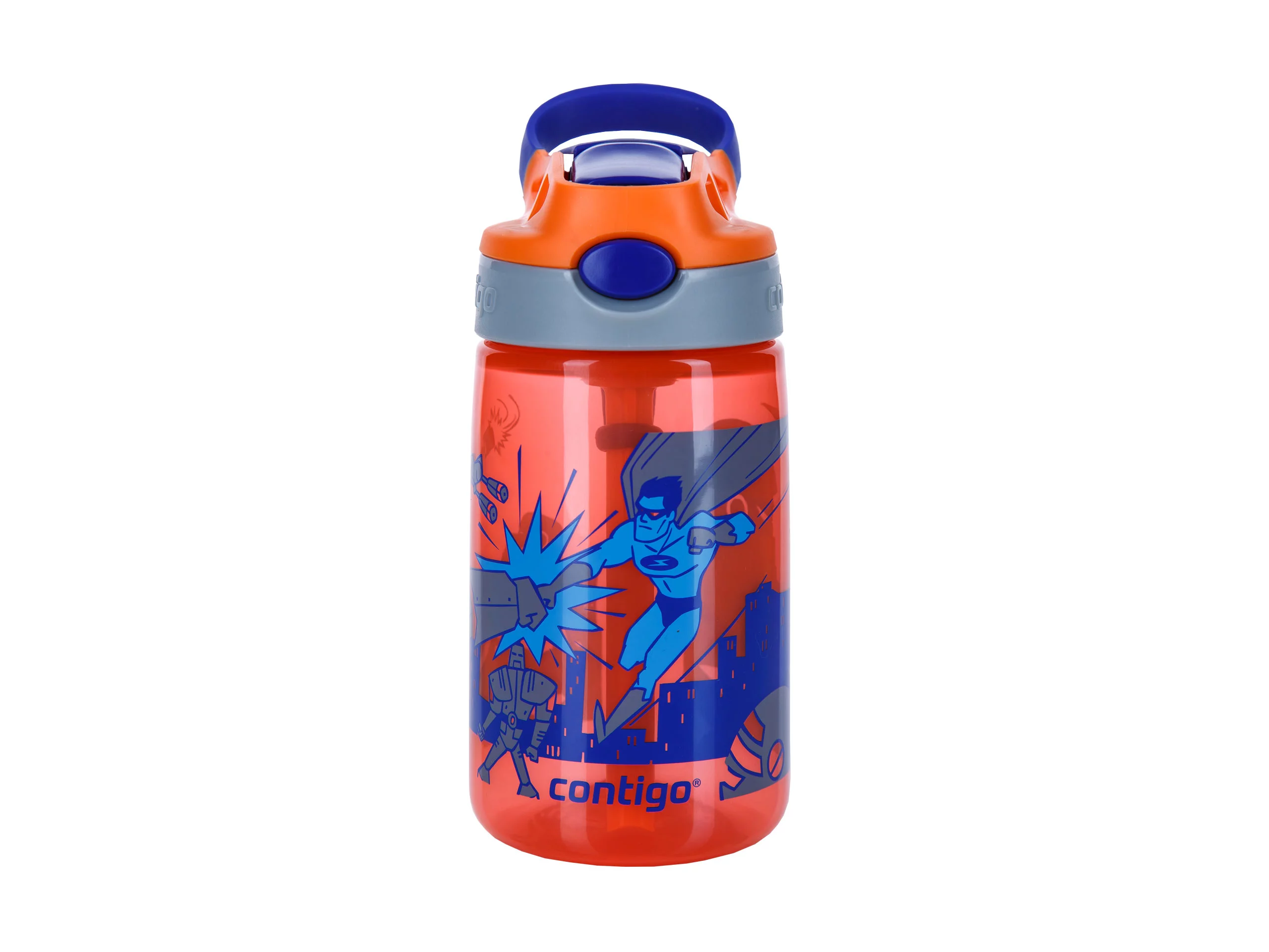 Zdjęcie produktu Kubek dziecięcy Contigo Gizmo Flip 0,42 l nectarine superhero (2094998)