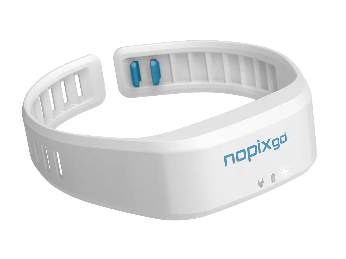 Zdjęcie produktu Opaska przeciw komarom Nopixgo NPG433 biała (NPG433WHT)