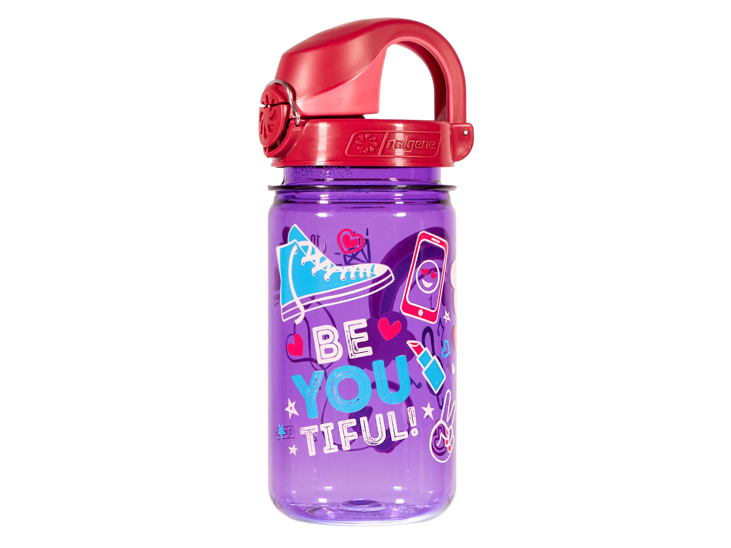 Zdjęcie produktu Butelka dziecięca Nalgene On The Fly 0,35 l purpurowa (497-027)