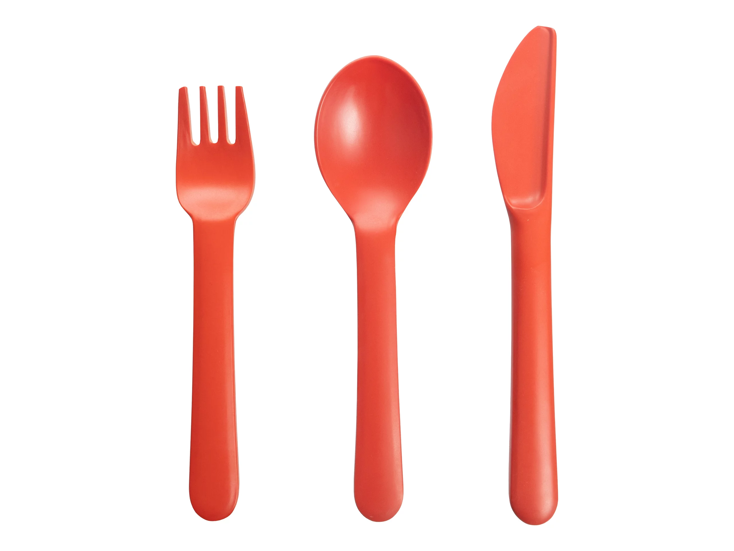 Zdjęcie produktu Zestaw sztućców bambusowych Ekobo koralowy (531-027)