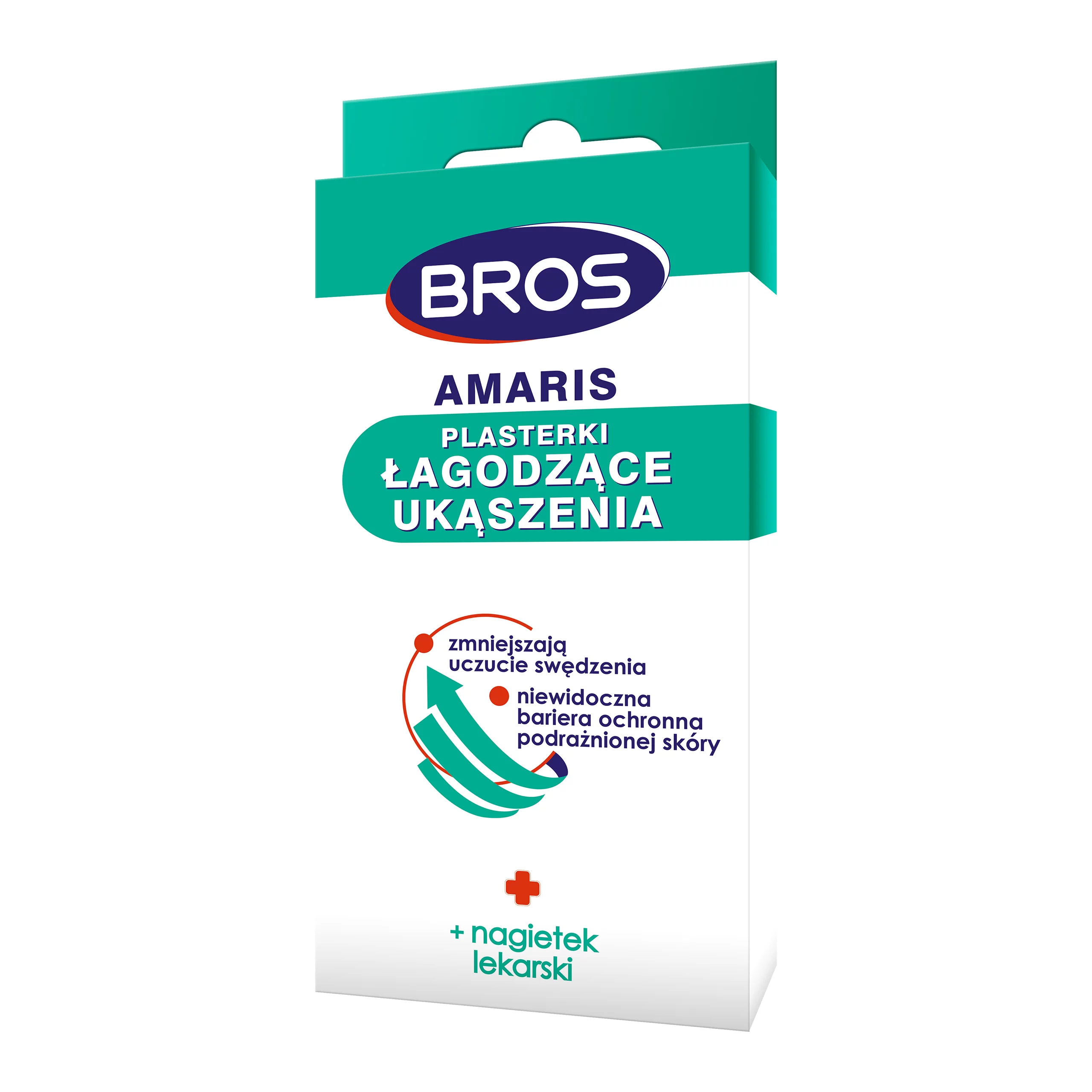 Zdjęcie produktu Plasterki Bros Amaris łagodzące ukąszenia 20 szt (595-000)