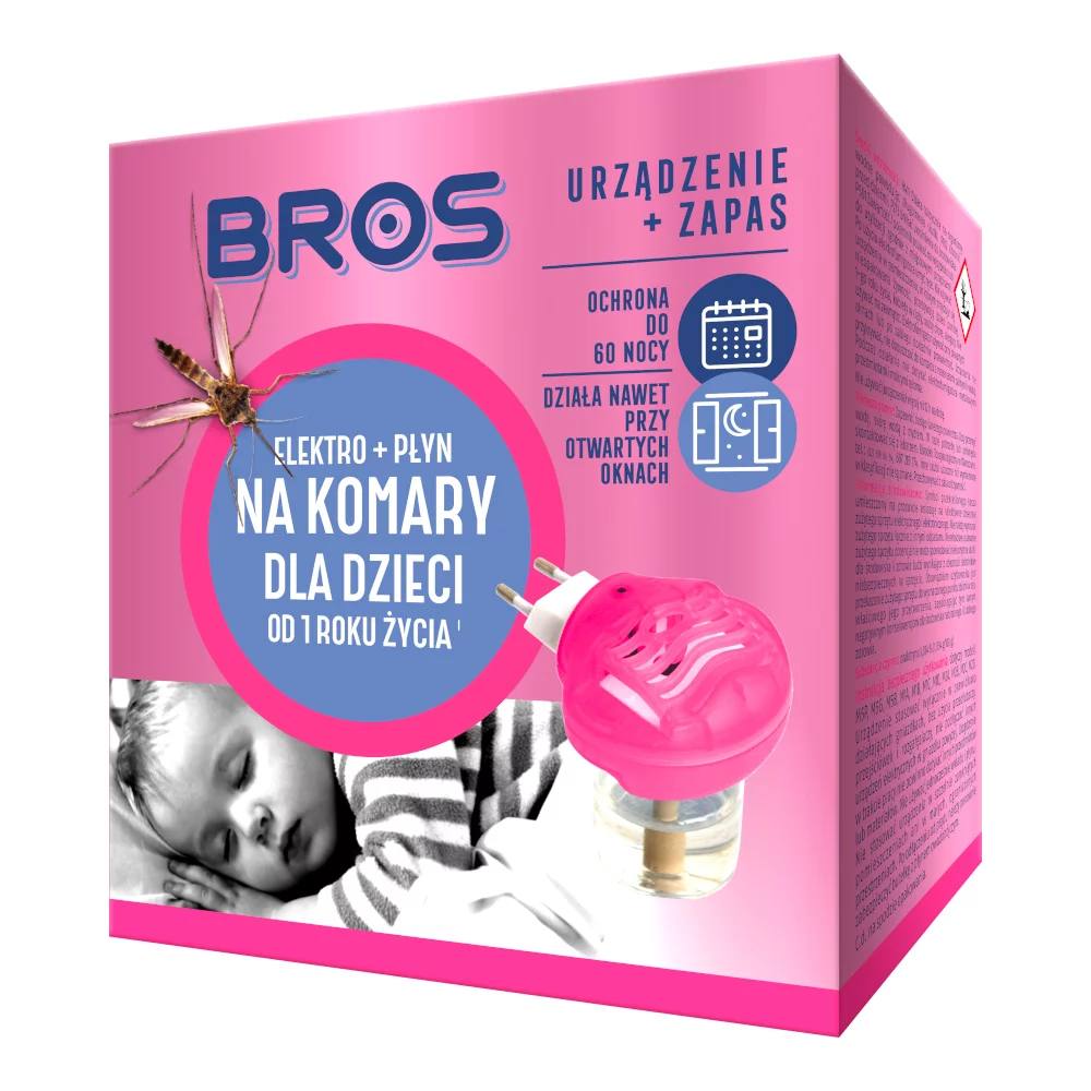Zdjęcie produktu Elektro + płyn Bros na komary dla dzieci (453)