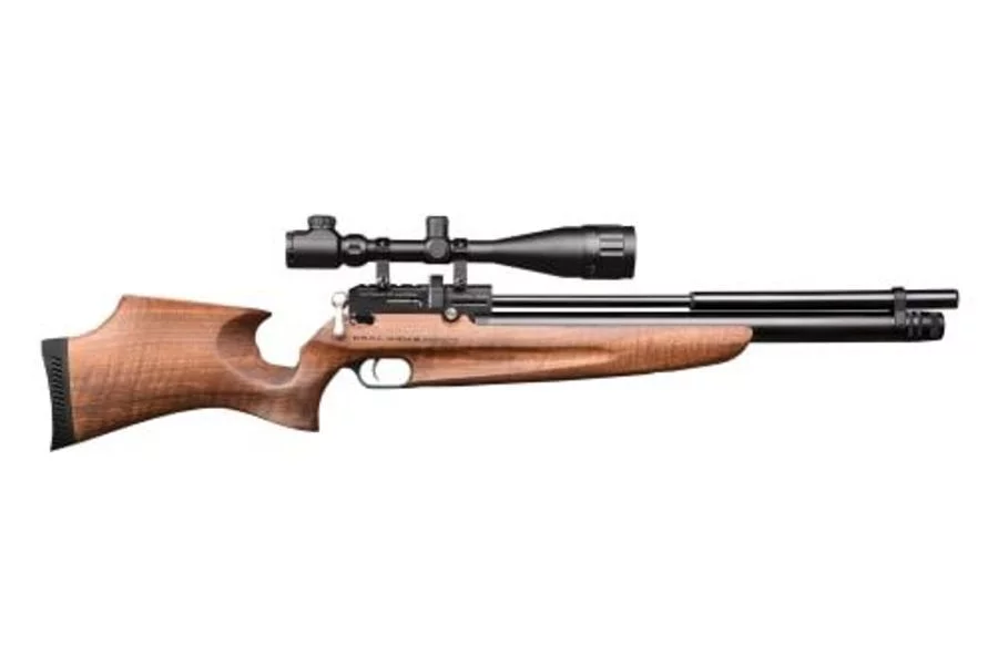 Zdjęcie produktu Karabinek wiatrówka KRAL PUNCHER PRO SILENT W 4,5 PCP drewno (KPPS45W) ekp<17J