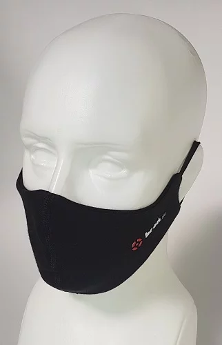 Zdjęcie produktu Maska ochronna Polandex z logo broń.pl czarna