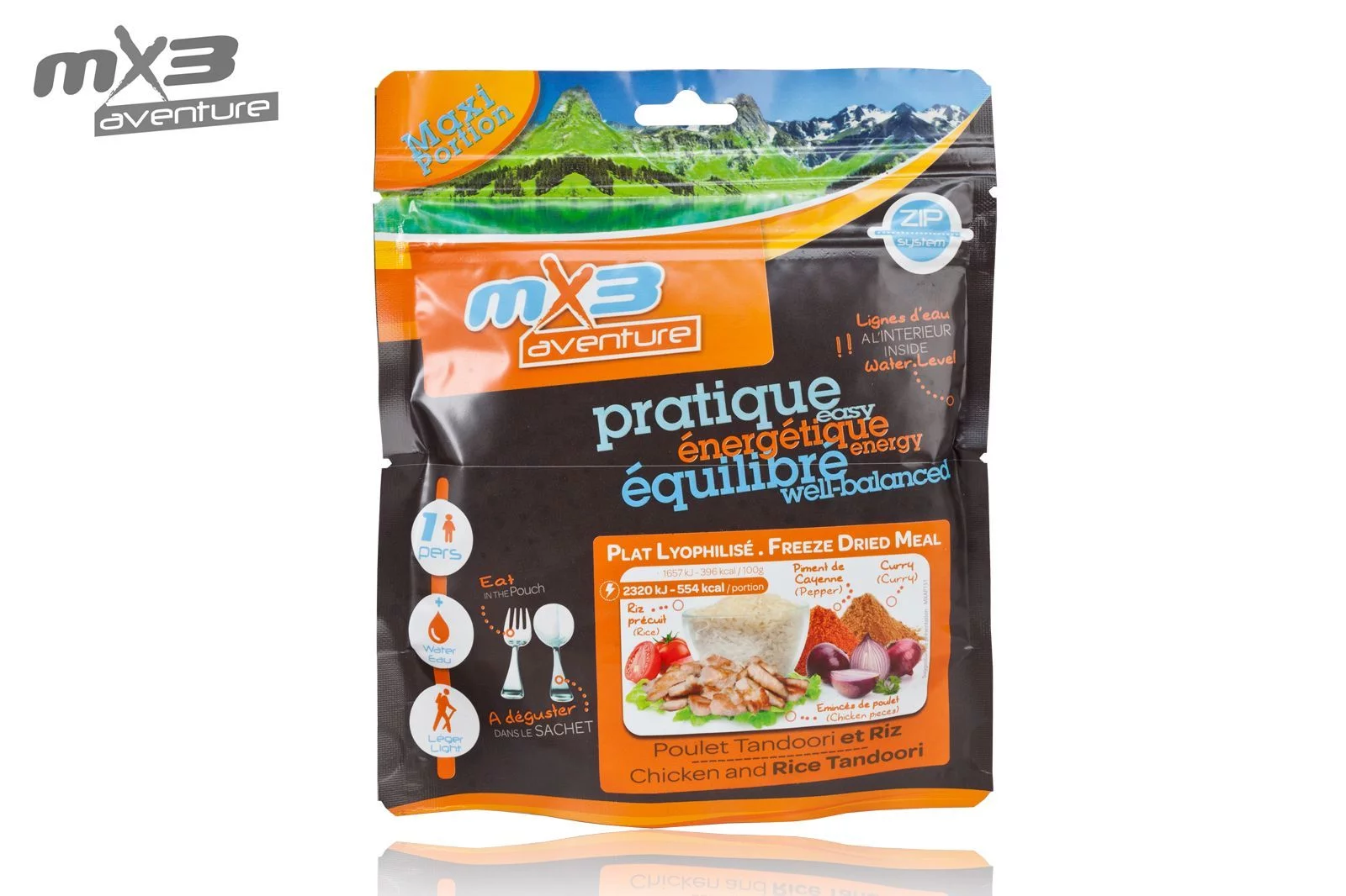 Zdjęcie produktu Jedzenie liofilizowane MX3 Aventure - Kurczak Tandoori z ryżem