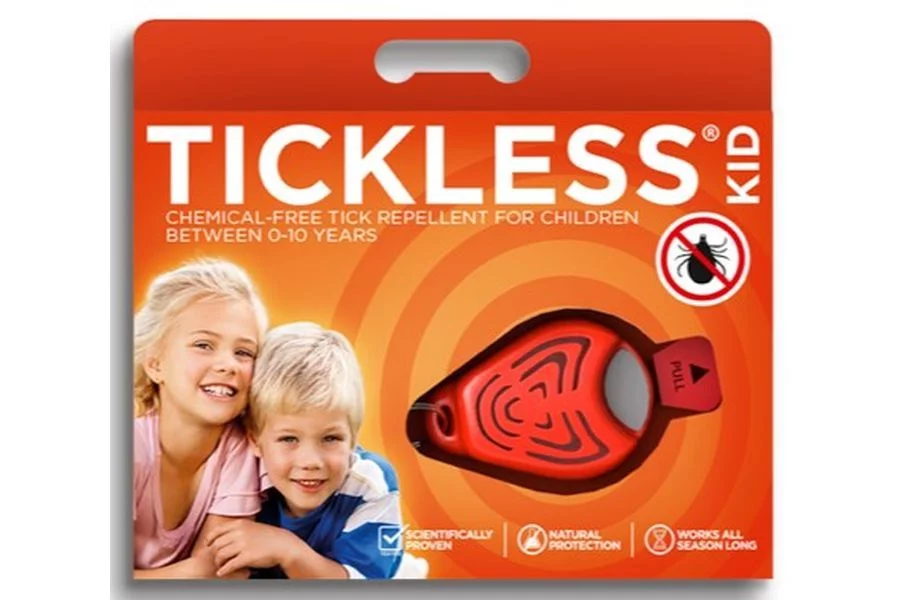 Zdjęcie produktu TICKLESS - ultradźwiękowa ochrona na kleszcze, dla dzieci - KID Orange, pomarańczowy
