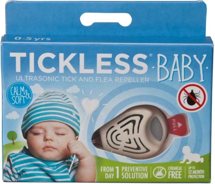 Zdjęcie produktu TICKLESS - ultradźwiękowa ochrona na kleszcze, dla dzieci - KID Beige, beżowy